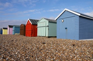 Beach Huts On Hayling Island